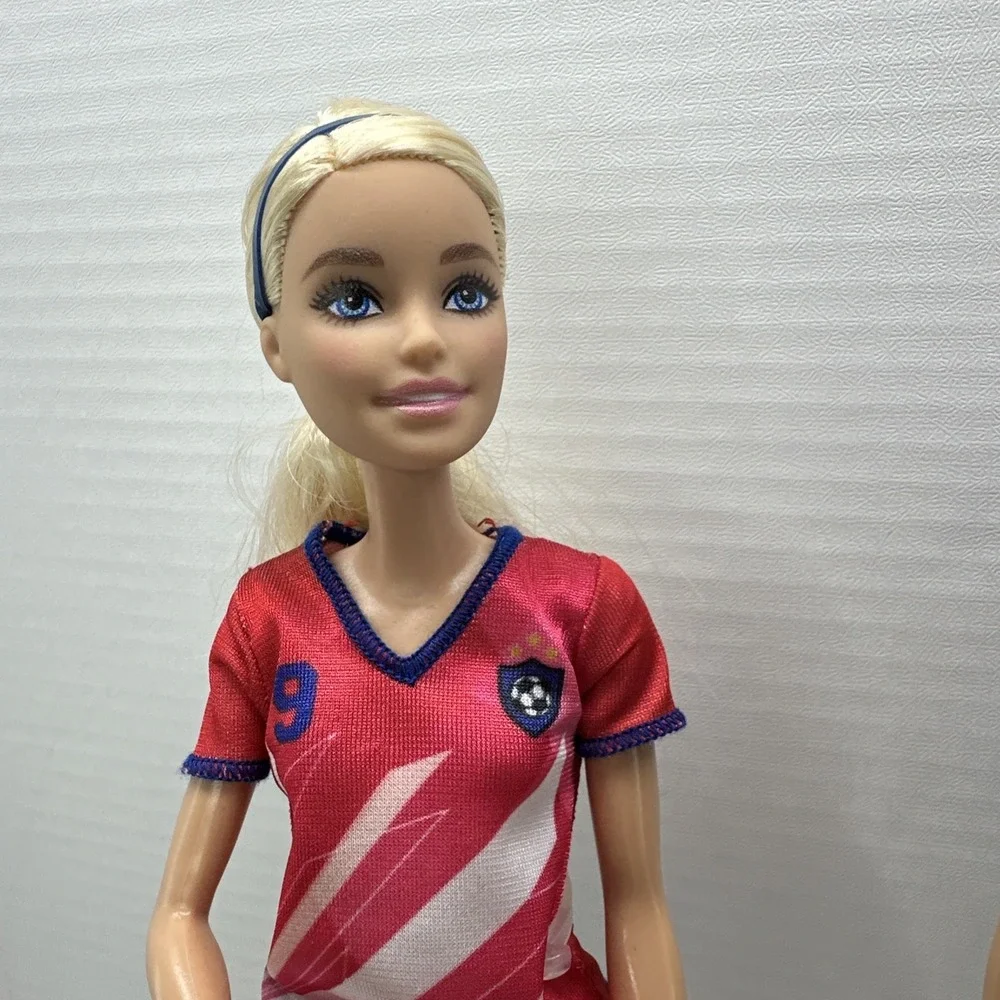 Mattel Set Ken & Barbie You Can Do Anything Soccer Player Career Athlete, Sports